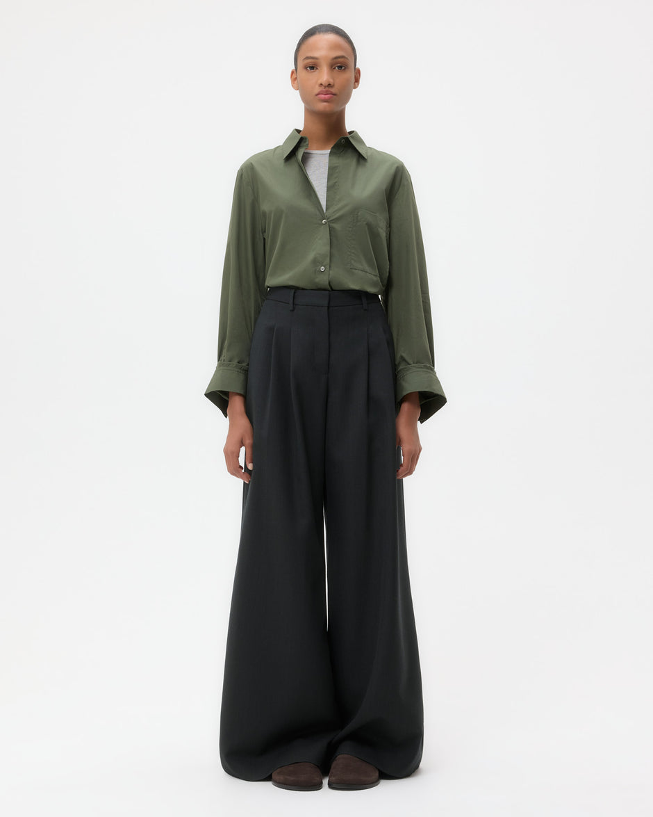 TWP Duffle bag Next Morning Shirt in Superfine Cotton Shirting view 6