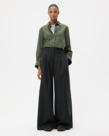 TWP Duffle bag Next Morning Shirt in Superfine Cotton Shirting view 2
