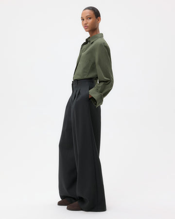 TWP Duffle bag Next Morning Shirt in Superfine Cotton Shirting view 4