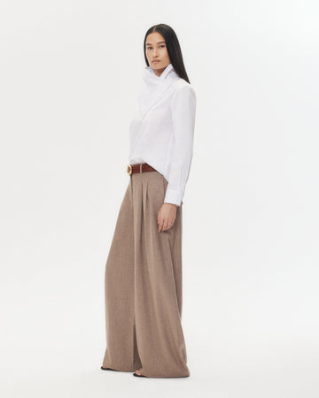 TWP White My Maria Top in Super Compact Poplin view 7