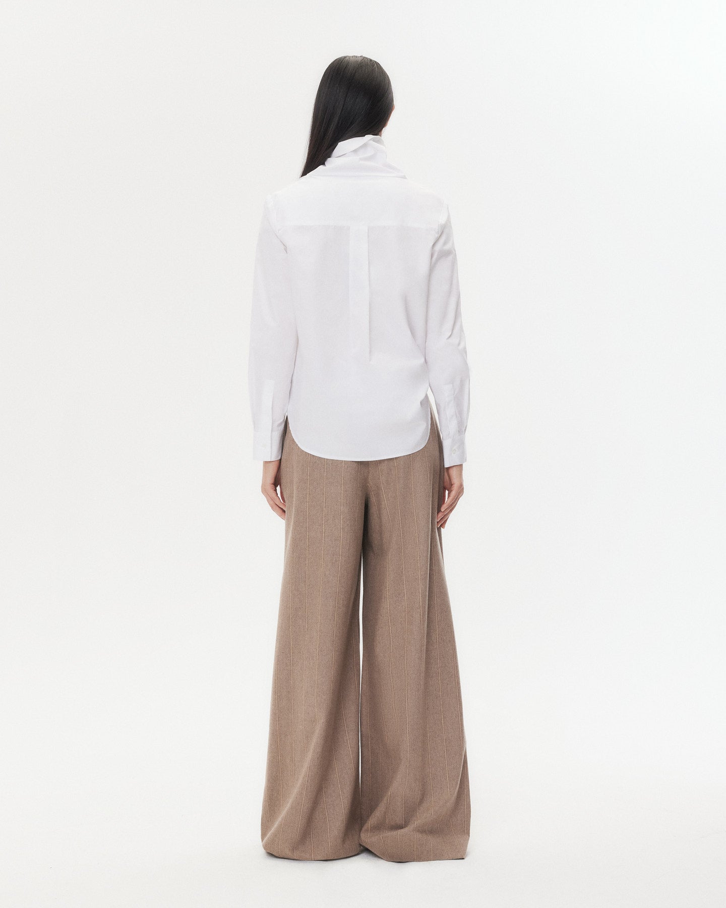 TWP White My Maria Top in Super Compact Poplin view 7