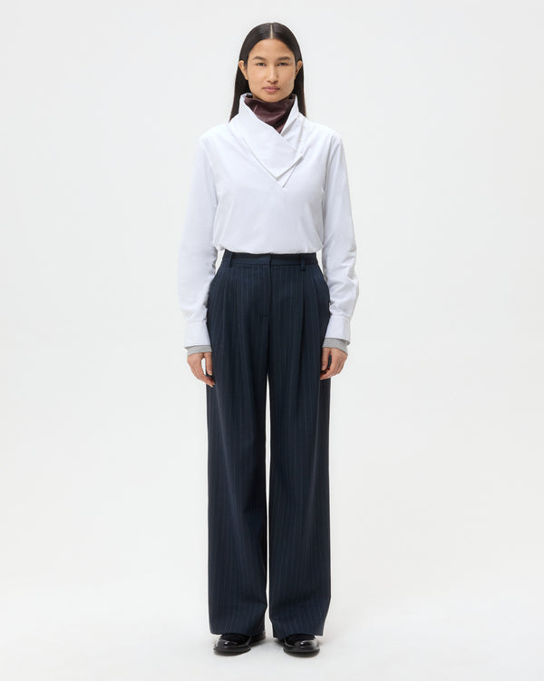TWP White My Maria Top in Super Compact Poplin view 6
