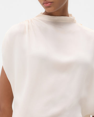 TWP Pink tint Wish You Would Top in Silk Georgette view 2