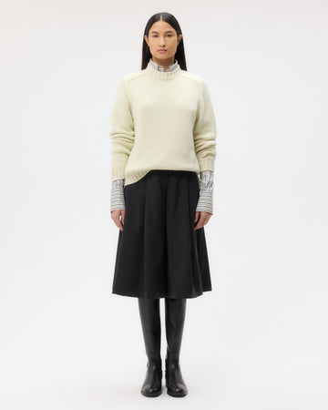 TWP Aloe wash New Jill Crewneck in Cashmere view 6