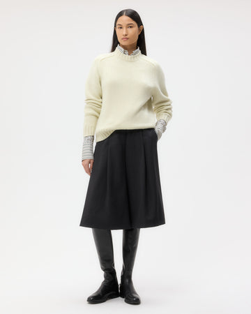 TWP Aloe wash New Jill Crewneck in Cashmere view 3