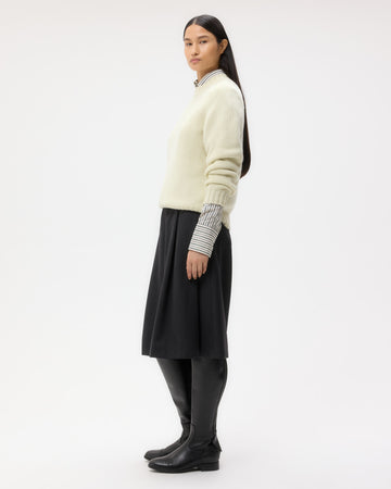 TWP Aloe wash New Jill Crewneck in Cashmere view 4