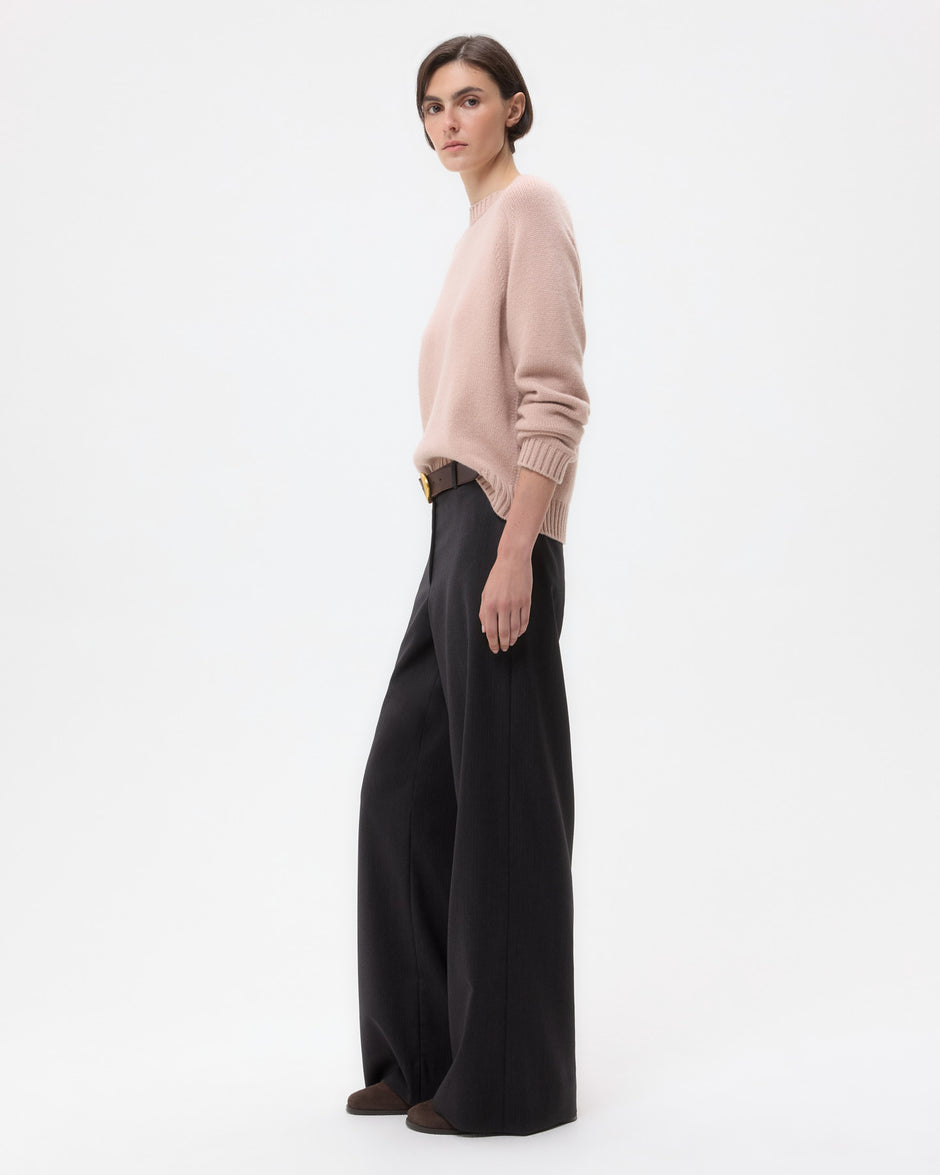 TWP Blush New Jill Crewneck in Cashmere view 4