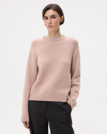 TWP Blush New Jill Crewneck in Cashmere view 1