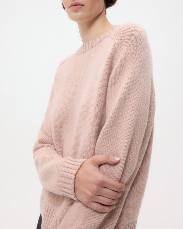 TWP Blush New Jill Crewneck in Cashmere view 2
