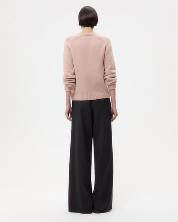 TWP Blush New Jill Crewneck in Cashmere view 5