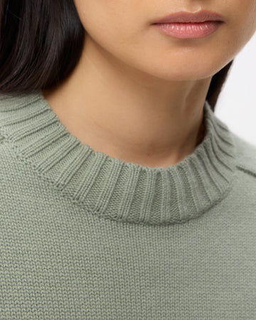 TWP Martini olive New Jill Crewneck in Cashmere view 5