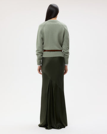 TWP Martini olive New Jill Crewneck in Cashmere view 6