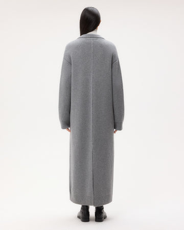 TWP Grey Jorden Coat in Cashmere view 4