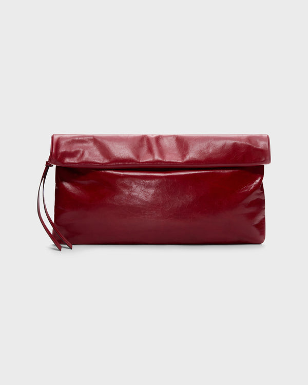 TWP Light rubino North Moore St Bag in Shiny Crinkle Leather view 1
