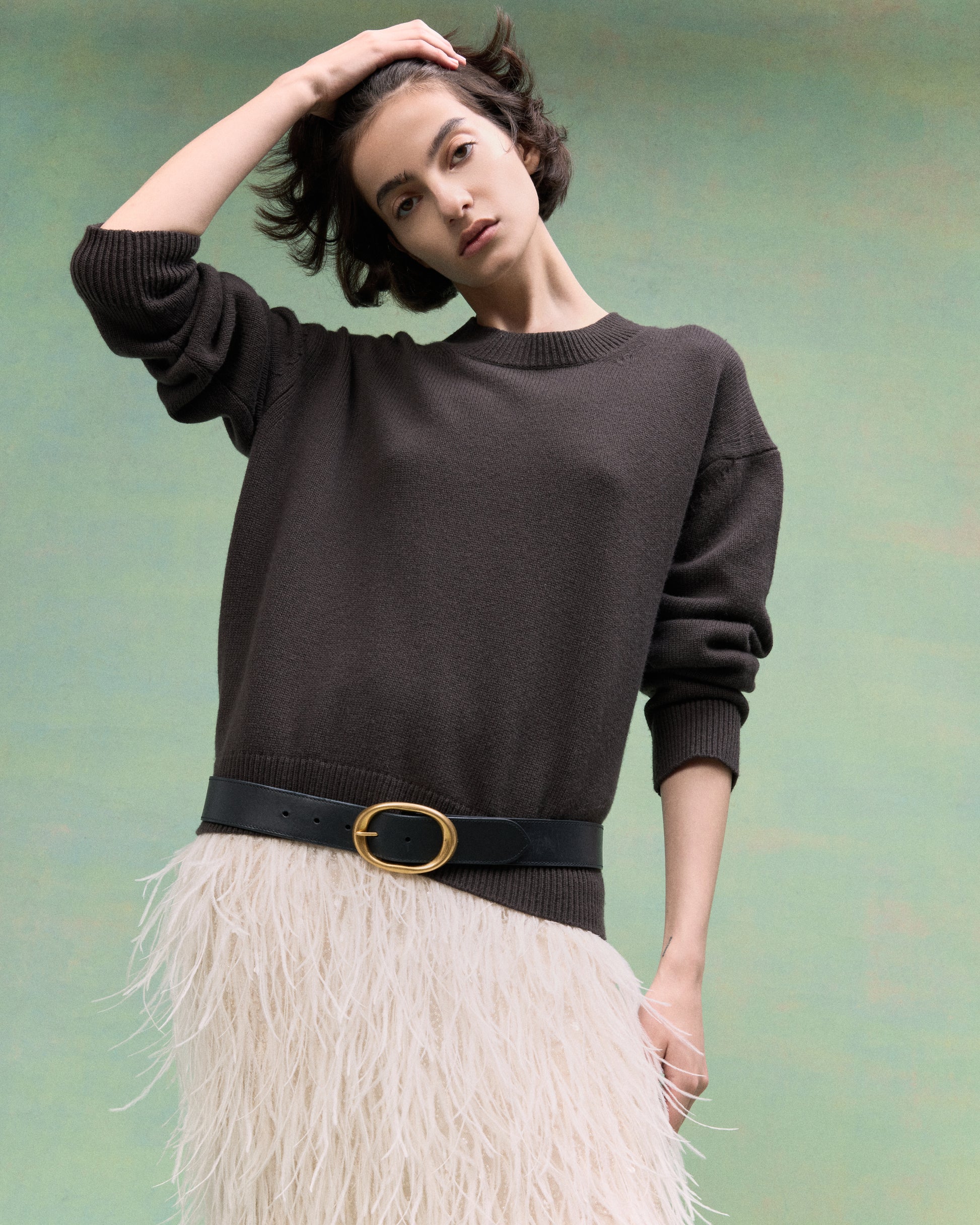 TWP Blackwood New Jill Crewneck in Cashmere view 7