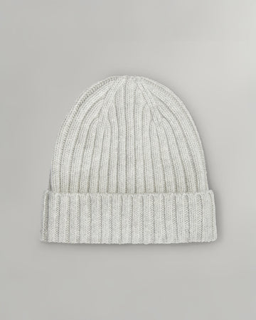 TWP Light heather grey Cashmere Beanie view 1