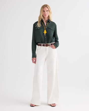 TWP White West 11th St Jean in Natural Denim view 1