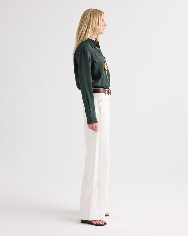 TWP White West 11th St Jean in Natural Denim view 4