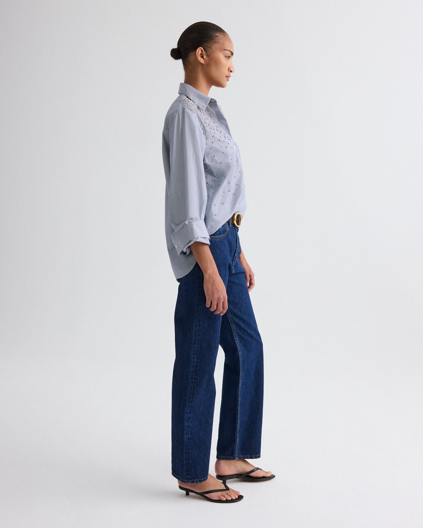トップス stone  Dark stone Kent St Jean in Heavy Denim | TWP