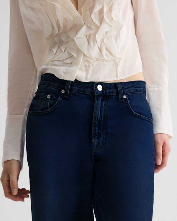 TWP Dark stone Tiny Dancer Jean in Heavy Denim view 7