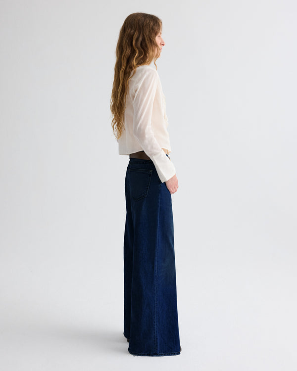 TWP Dark stone Tiny Dancer Jean in Heavy Denim view 8