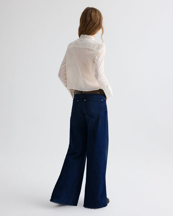 TWP Dark stone Tiny Dancer Jean in Heavy Denim view 9