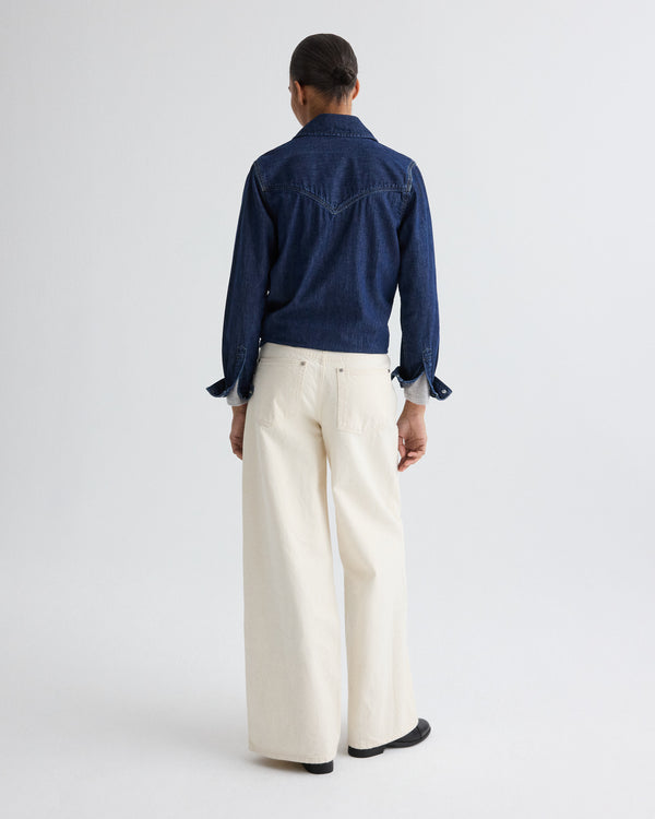 TWP Natural Tiny Dancer Jean in Natural Denim view 6