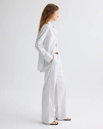 Sulli Pant in Hairline Stripe