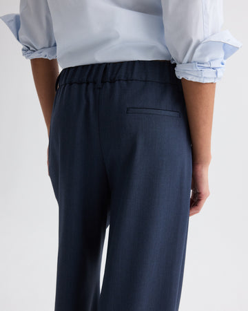 TWP Insignia blue Hudson St. Pant in Denim Look Suiting view 4