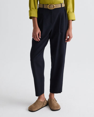 TWP Midnight Cornelia St. Pant in Cavalry Twill Suiting view 1