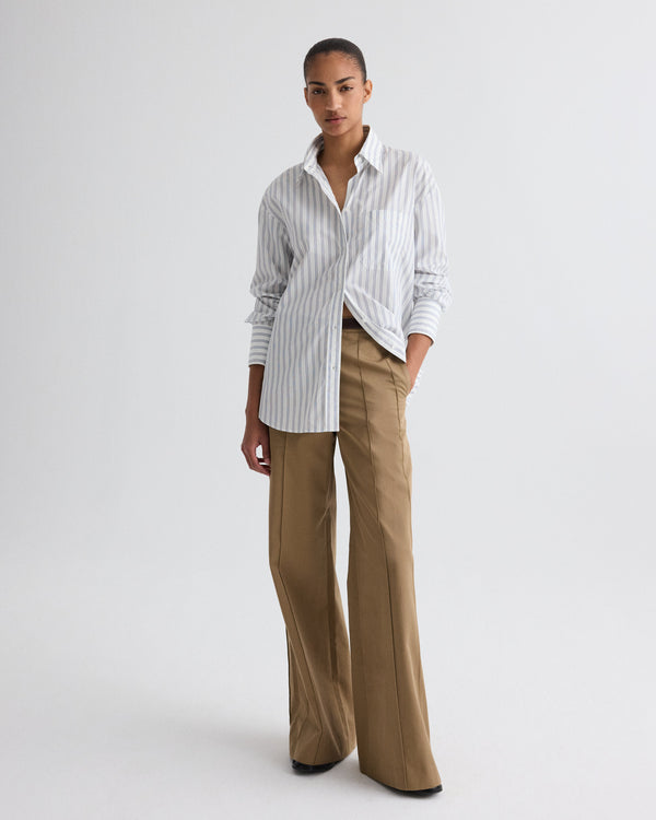 TWP British khaki Bond St. Pant in Trench Chino Twill view 3
