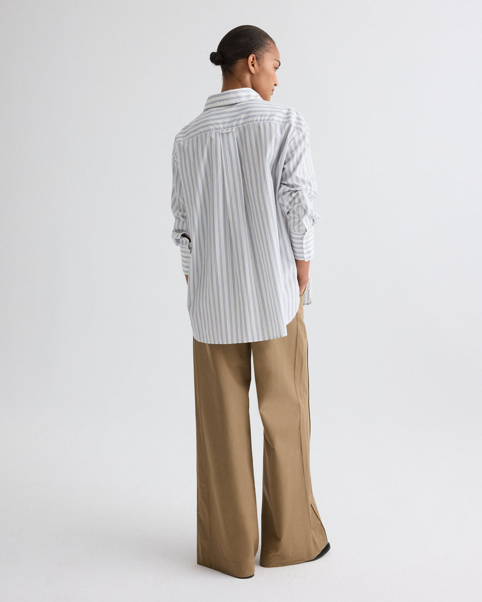 TWP British khaki Bond St. Pant in Trench Chino Twill view 6