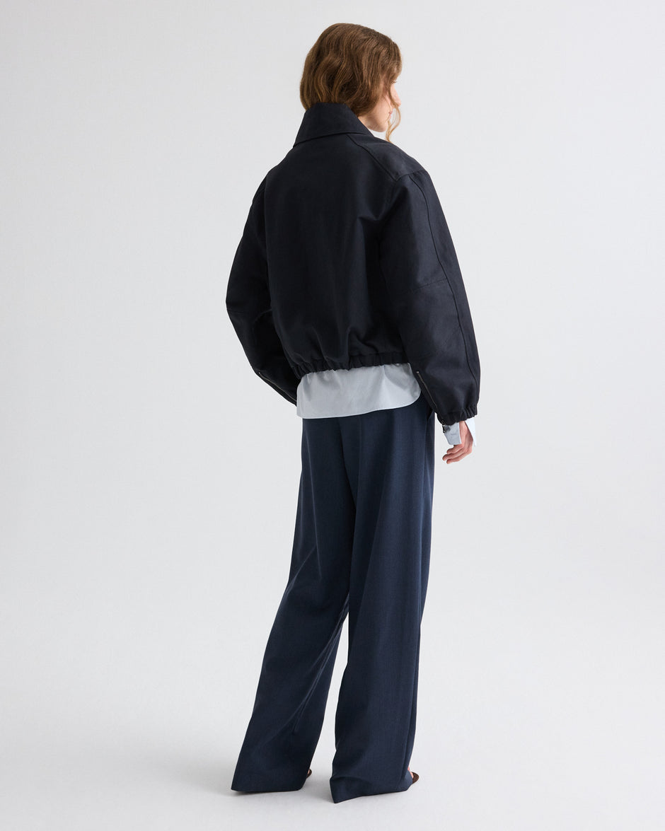 TWP Midnight Hunter Jacket in Waterproof Canvas view 5