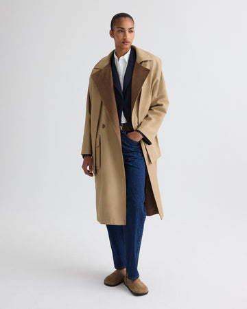 TWP Kelp The Reversible Wrap Around Coat in Cashmere view 2