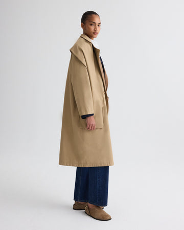 TWP Kelp The Reversible Wrap Around Coat in Cashmere view 4