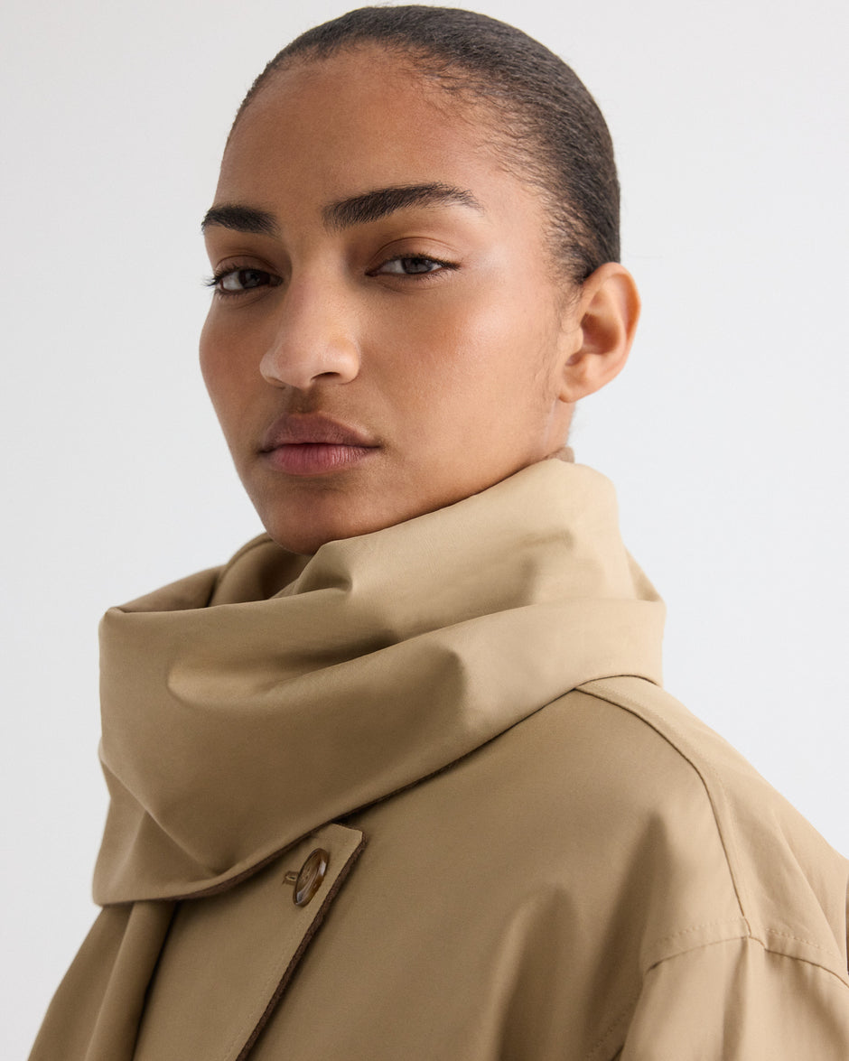 TWP Kelp The Reversible Wrap Around Coat in Cashmere view 5