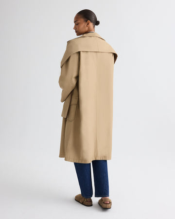 TWP Kelp The Reversible Wrap Around Coat in Cashmere view 6