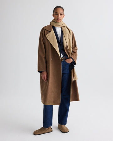 TWP Kelp The Reversible Wrap Around Coat in Cashmere view 3