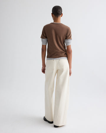 TWP British khaki His Tee in Supima Cotton view 5