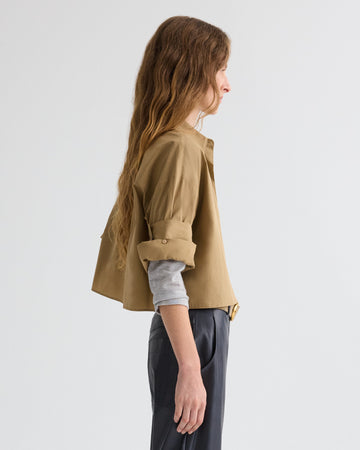 TWP Petrified oak Next Ex Shirt in Superfine Cotton view 4