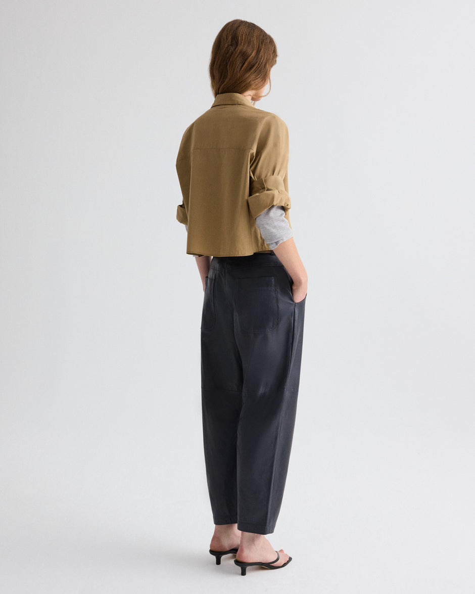 TWP Petrified oak Next Ex Shirt in Superfine Cotton view 5