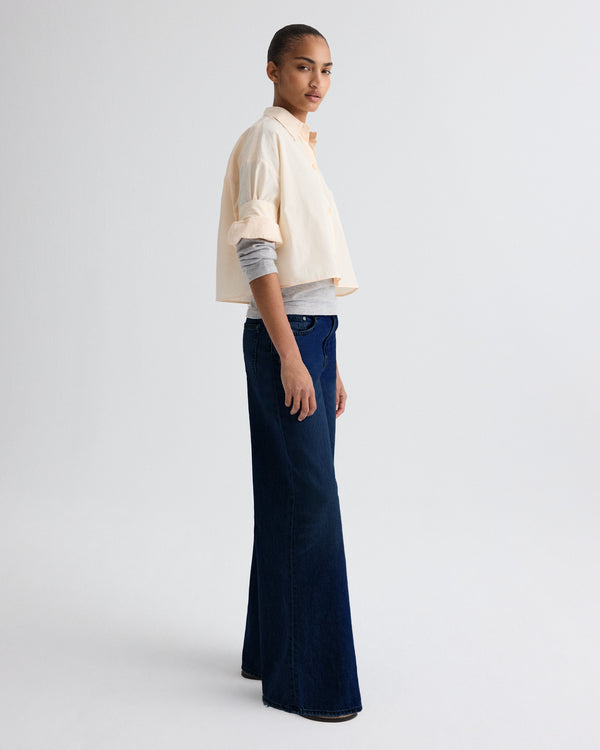 TWP Creme de peche Next Ex Shirt in Superfine Cotton view 4