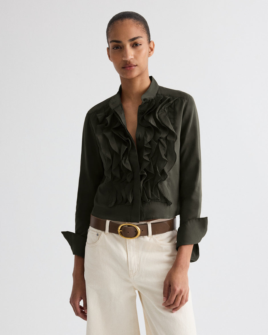 TWP Rosen Patti Top in Cotton Silk Organza view 1