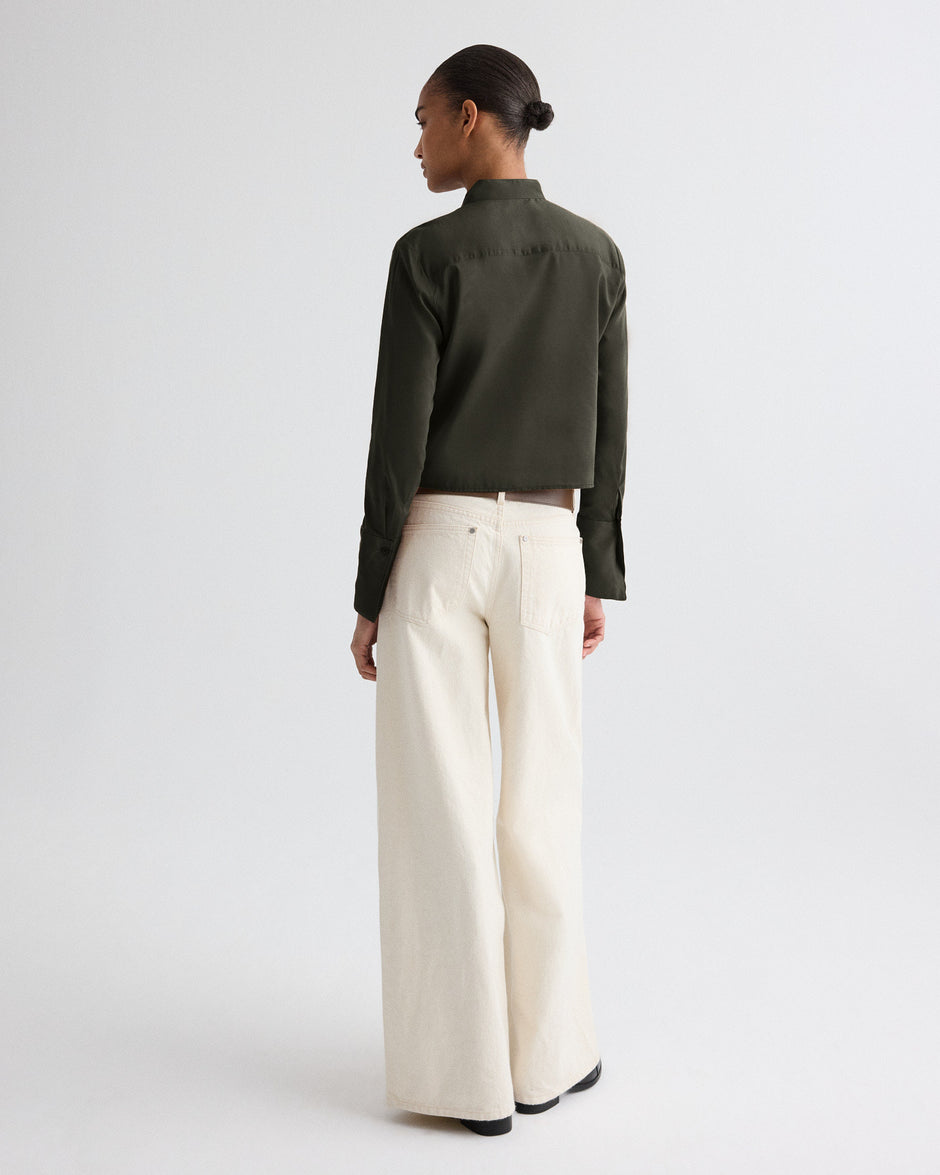TWP Rosen Patti Top in Cotton Silk Organza view 5
