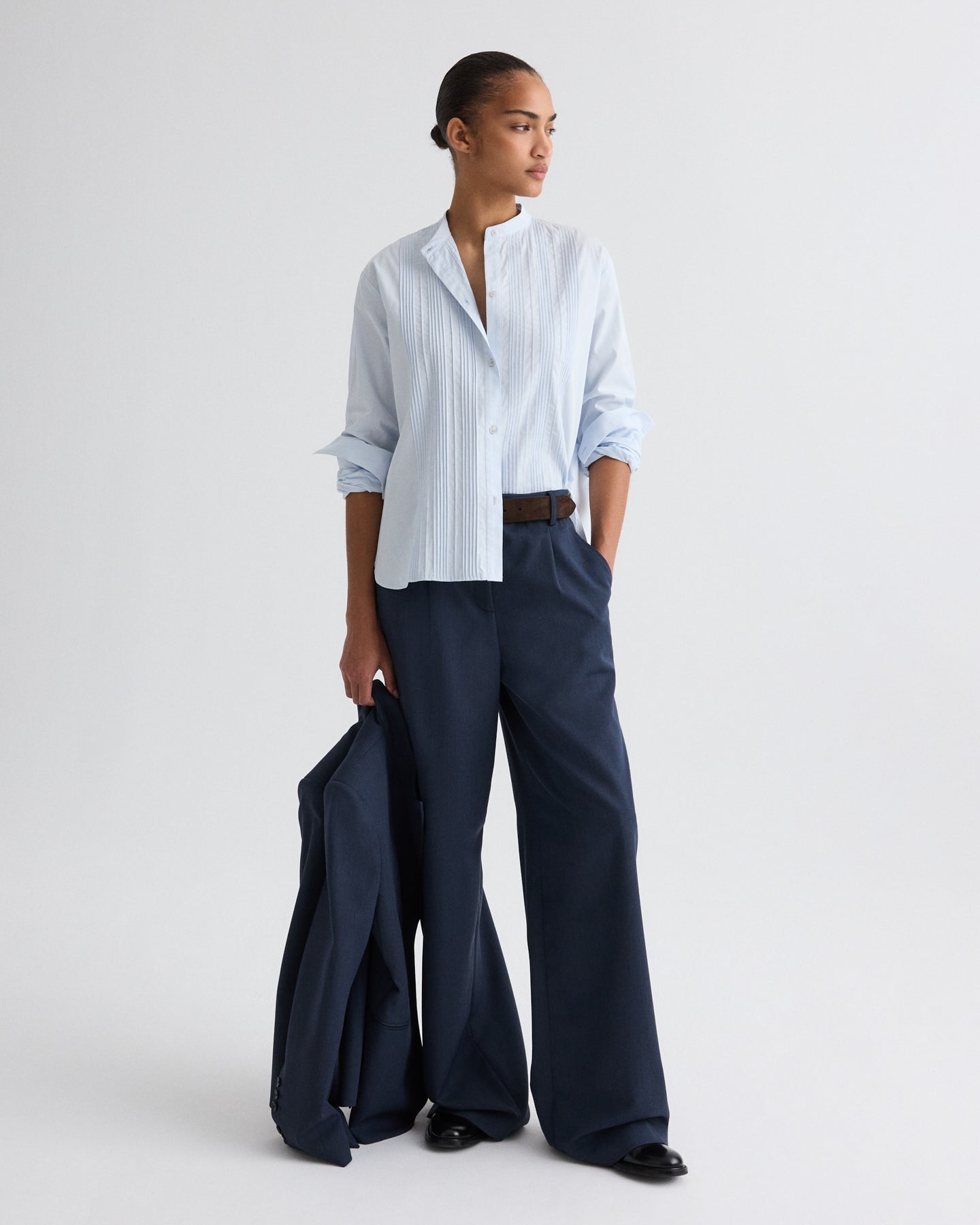 TWP Plein air Painter Shirt in Compact Poplin view 2