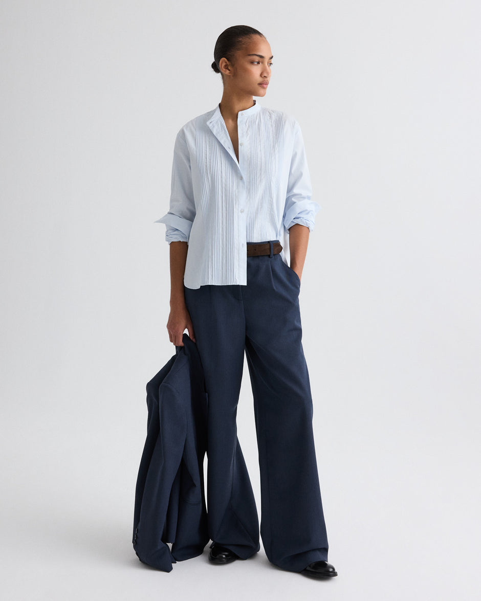 TWP Plein air Painter Shirt in Compact Poplin view 2