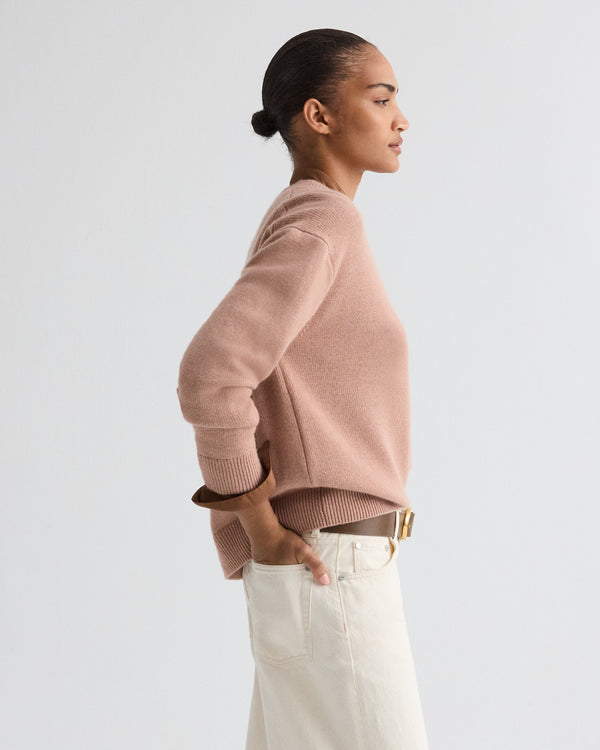 TWP Brush Boy Crewneck Sweater in Italian Cashmere view 4