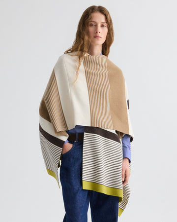 Wrapped Around Poncho in Cashmere
