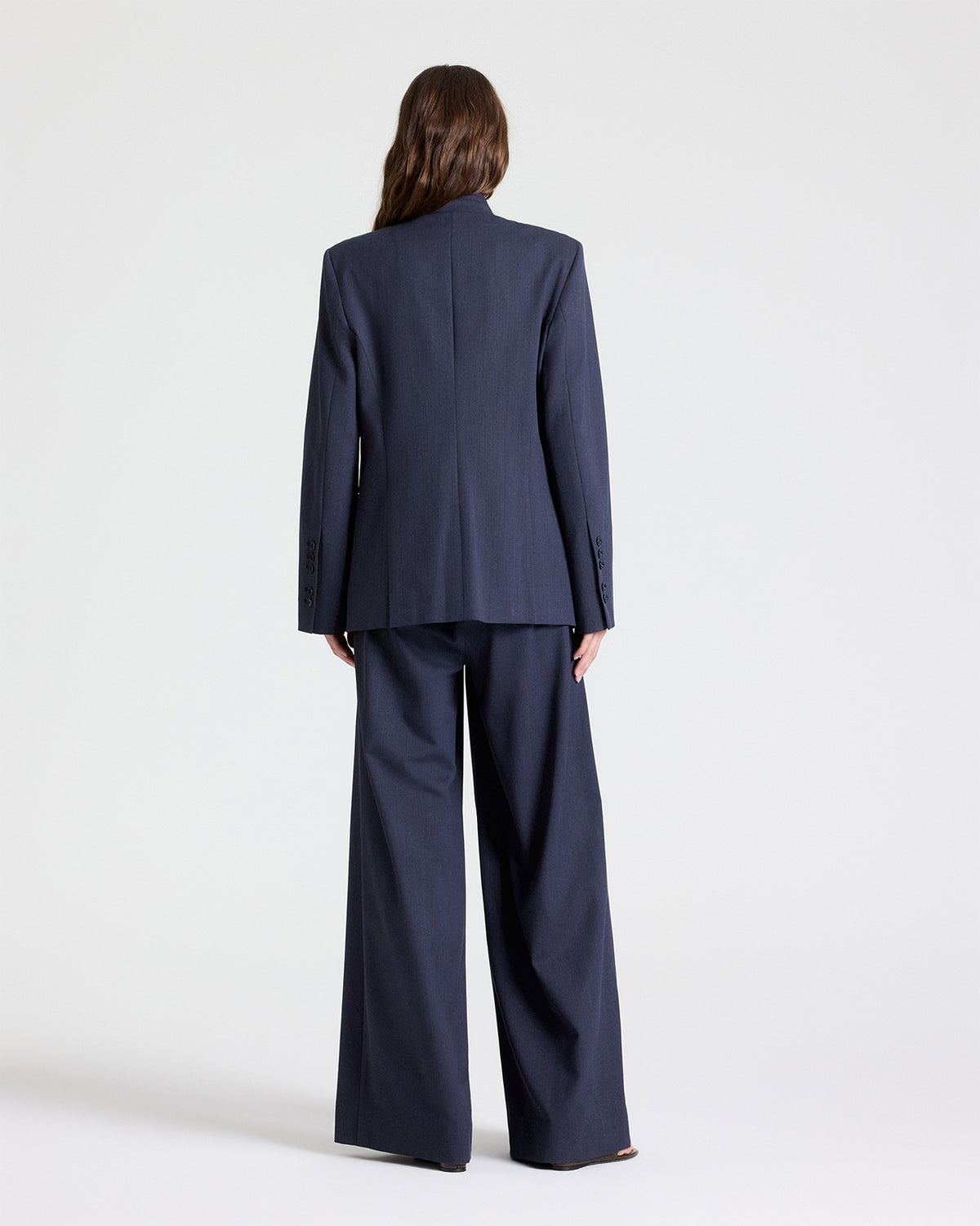 TWP Indigo Next Didi Pant in Italian Wool Twill view 7