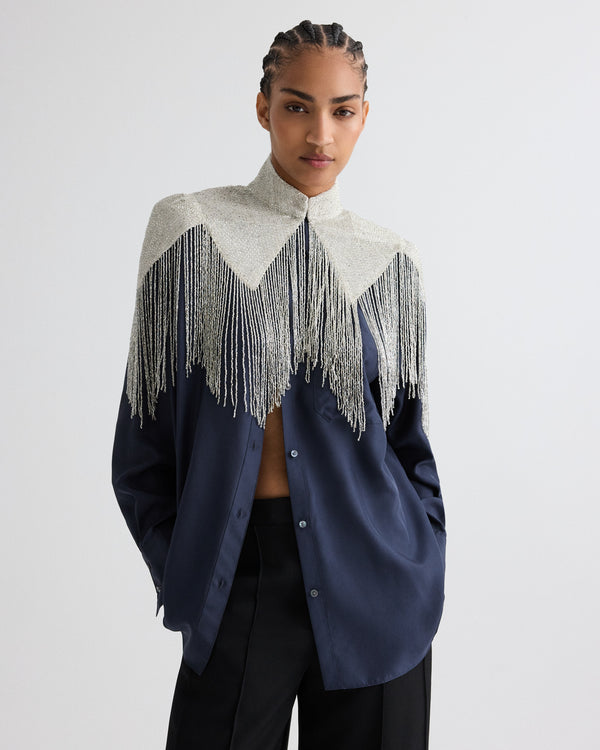 TWP Ivory Beaded Topper view 1